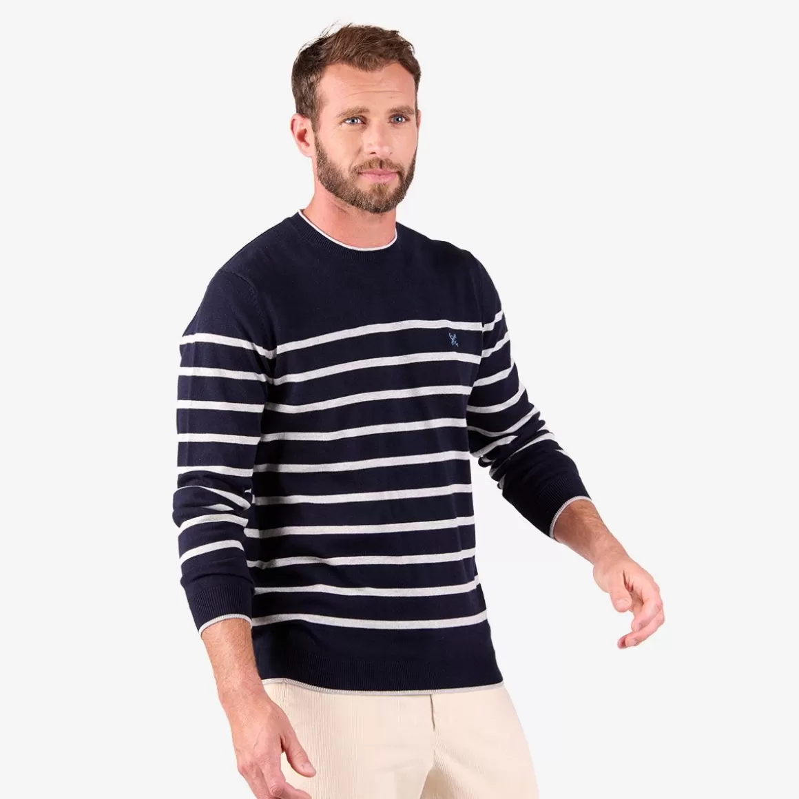 Pull PEROM - Deep Marine Chiné-OXBOW Discount