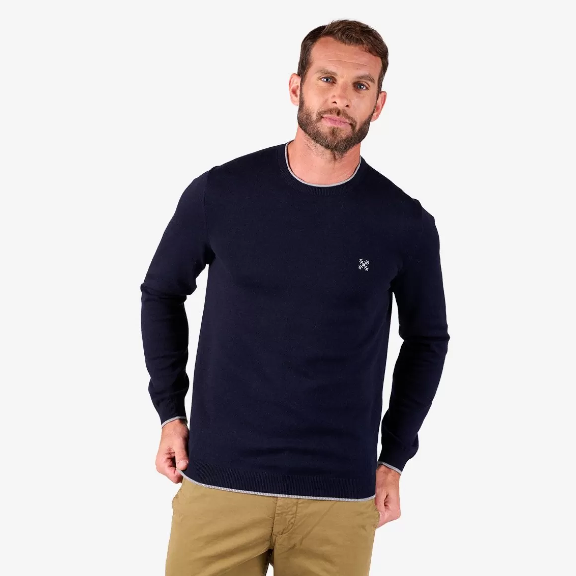 Pull PERONI - Deep Marine Chiné-OXBOW Sale