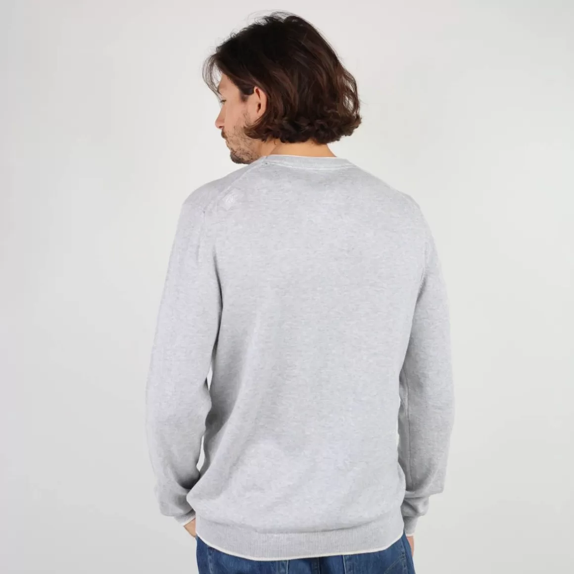 Pull PERONI - Gris Chiné-OXBOW Sale