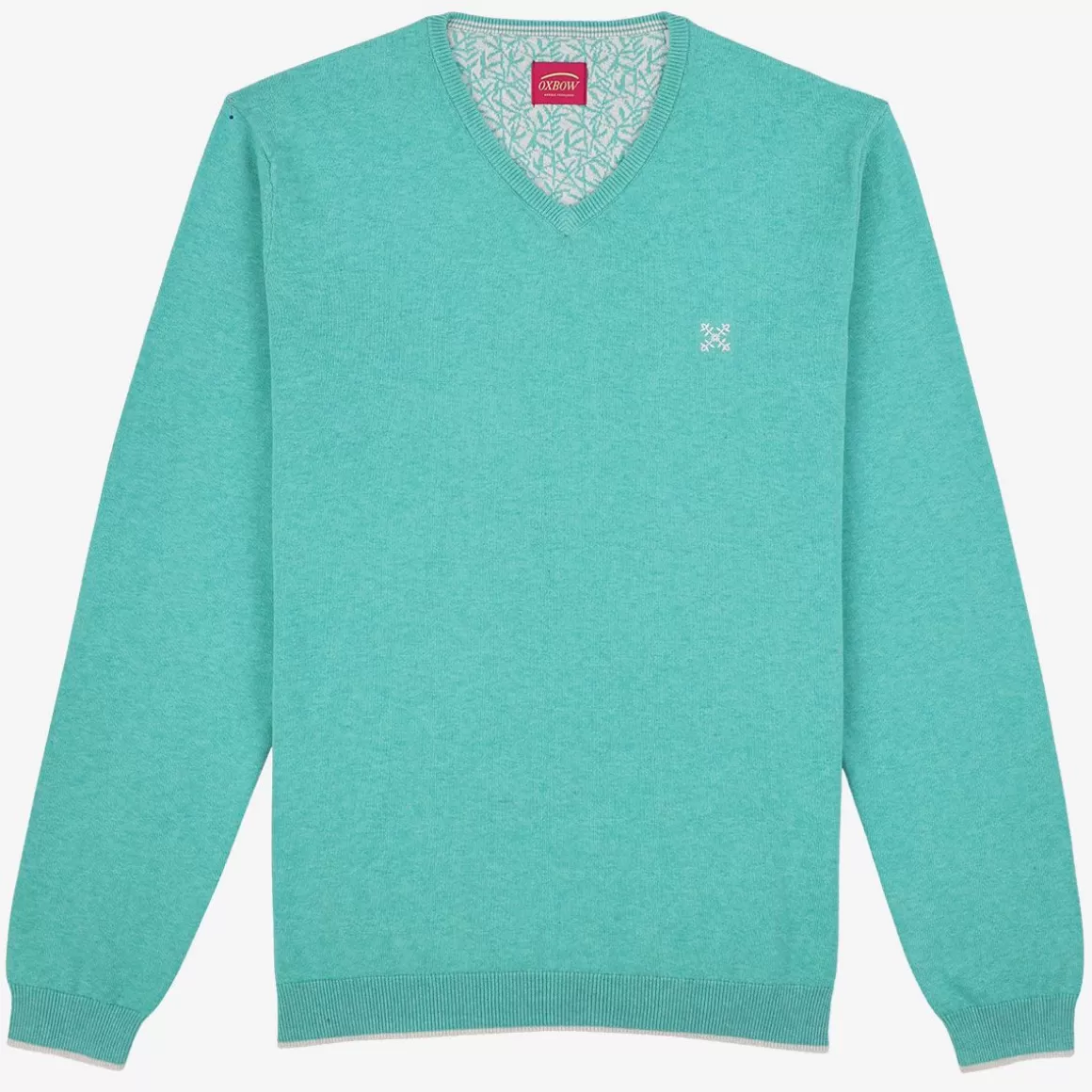 Pull PIVEGA - Turquoise Chiné-OXBOW Discount