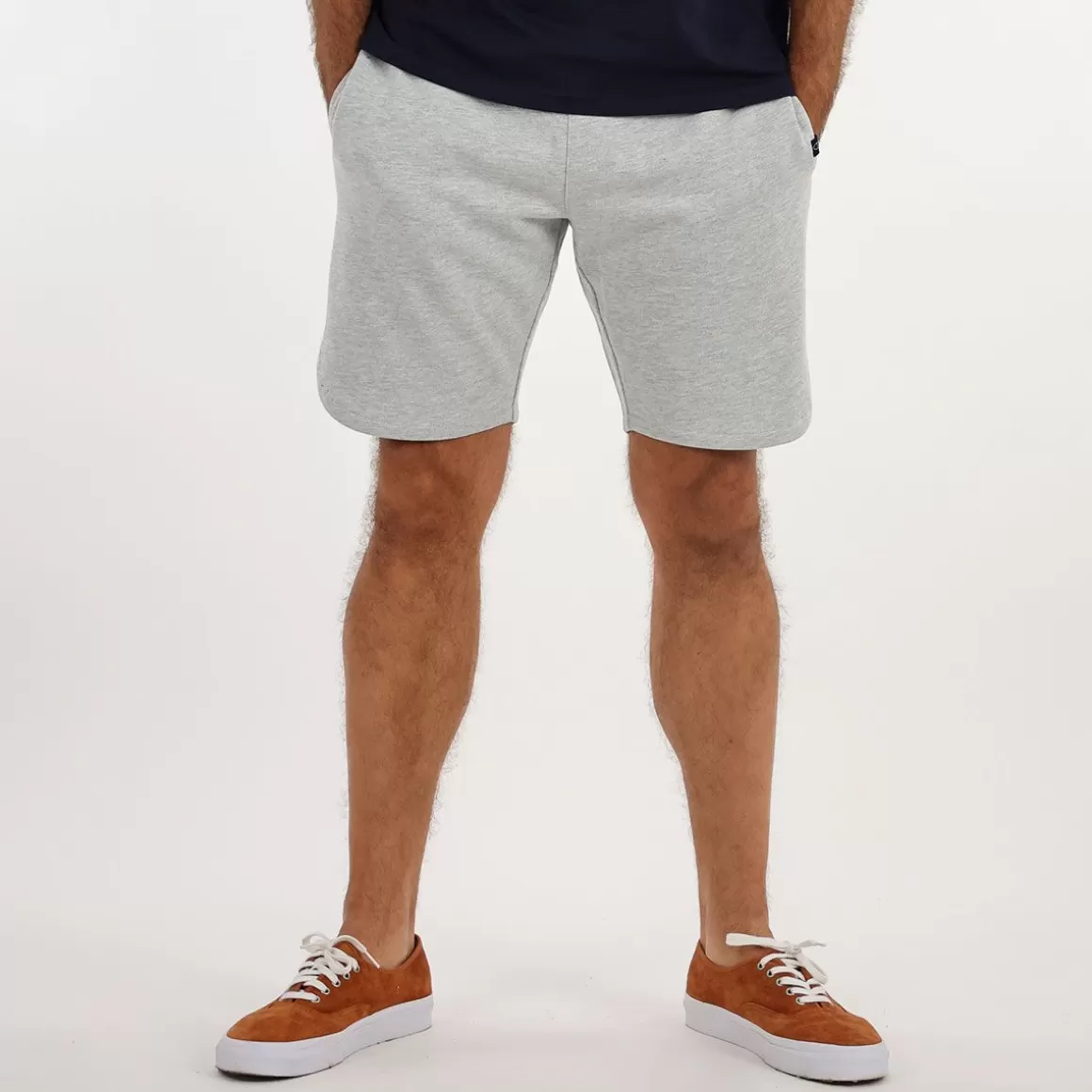 Short molleton OLOT - Gris Chiné-OXBOW Store