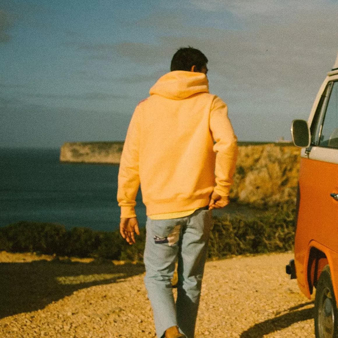 Sweat COLLECTOR STUART - Abricot Solarisé-OXBOW Outlet